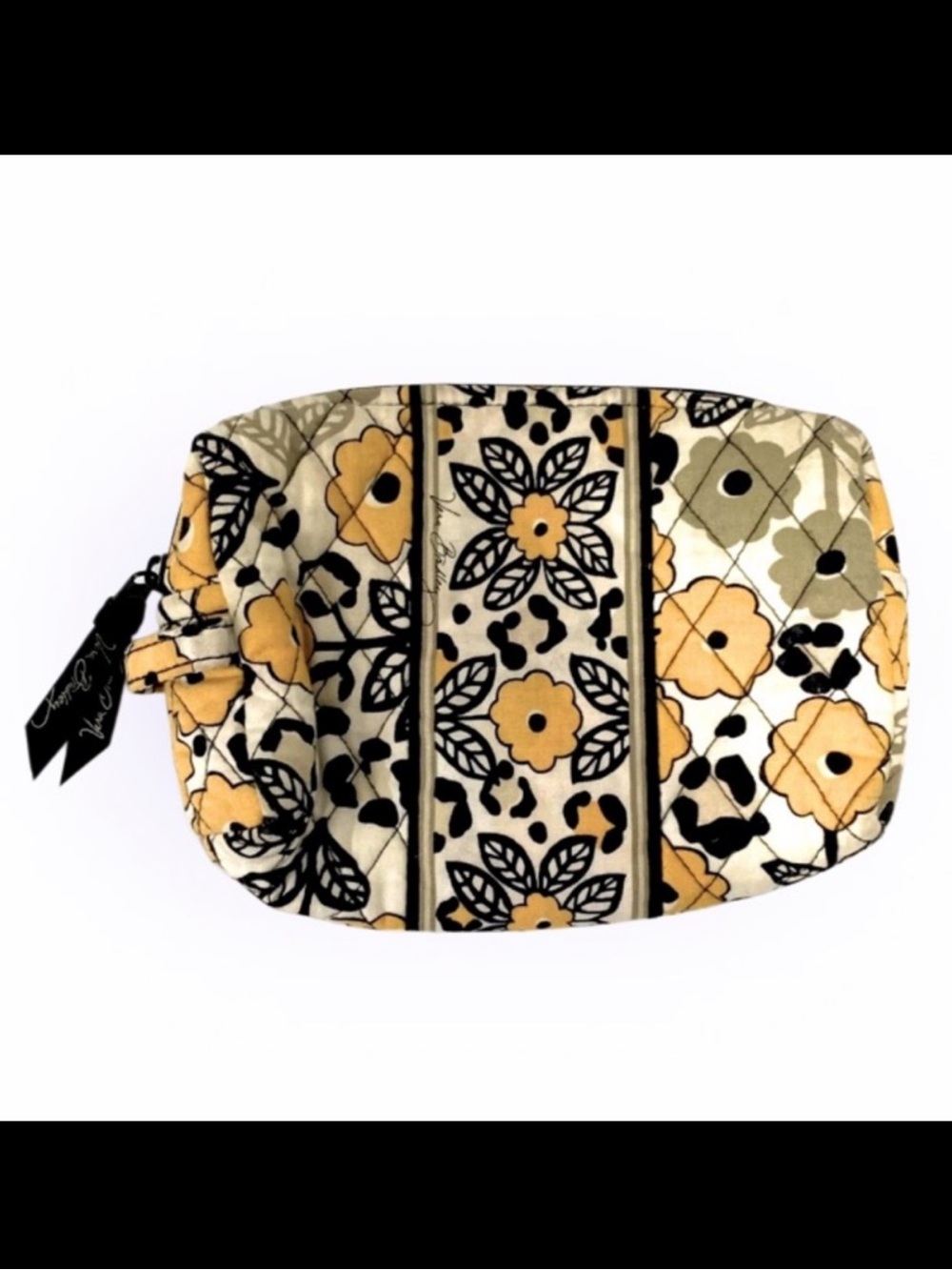 Vera Bradley Quilted Floral & Animal Print Cosmetic Bag